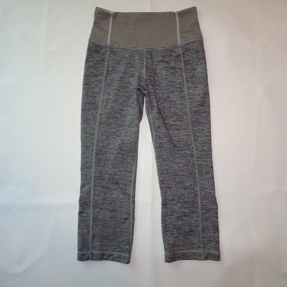 lululemon athletica Pants - lululemon Gather & Crow Crops | Gray | EUC | 2